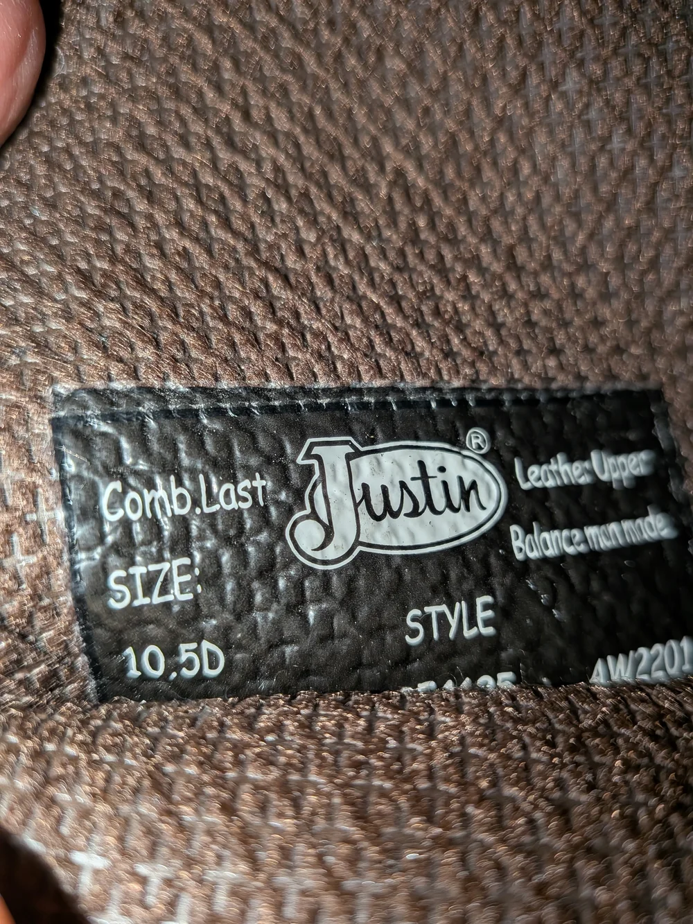 Justin Boots durable justin